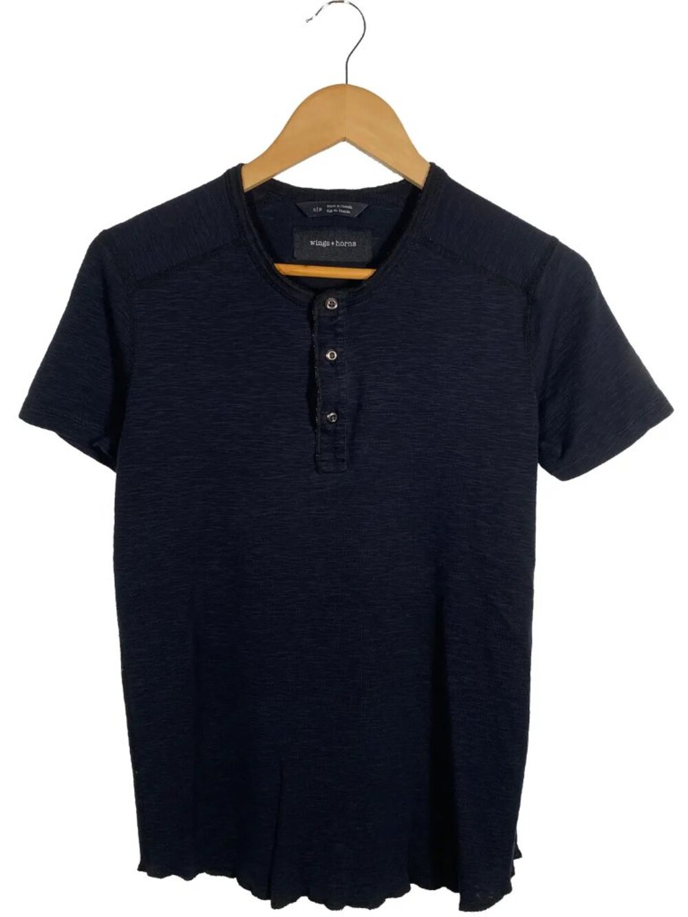 Wings + Horns Classic Cotton Tshirt Size S
